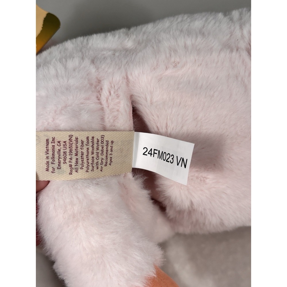 Folkmanis Piglet Puppet Plush Stuffed Animal w/ Tags, MPN 24FM023 VN - Picture 9 of 10